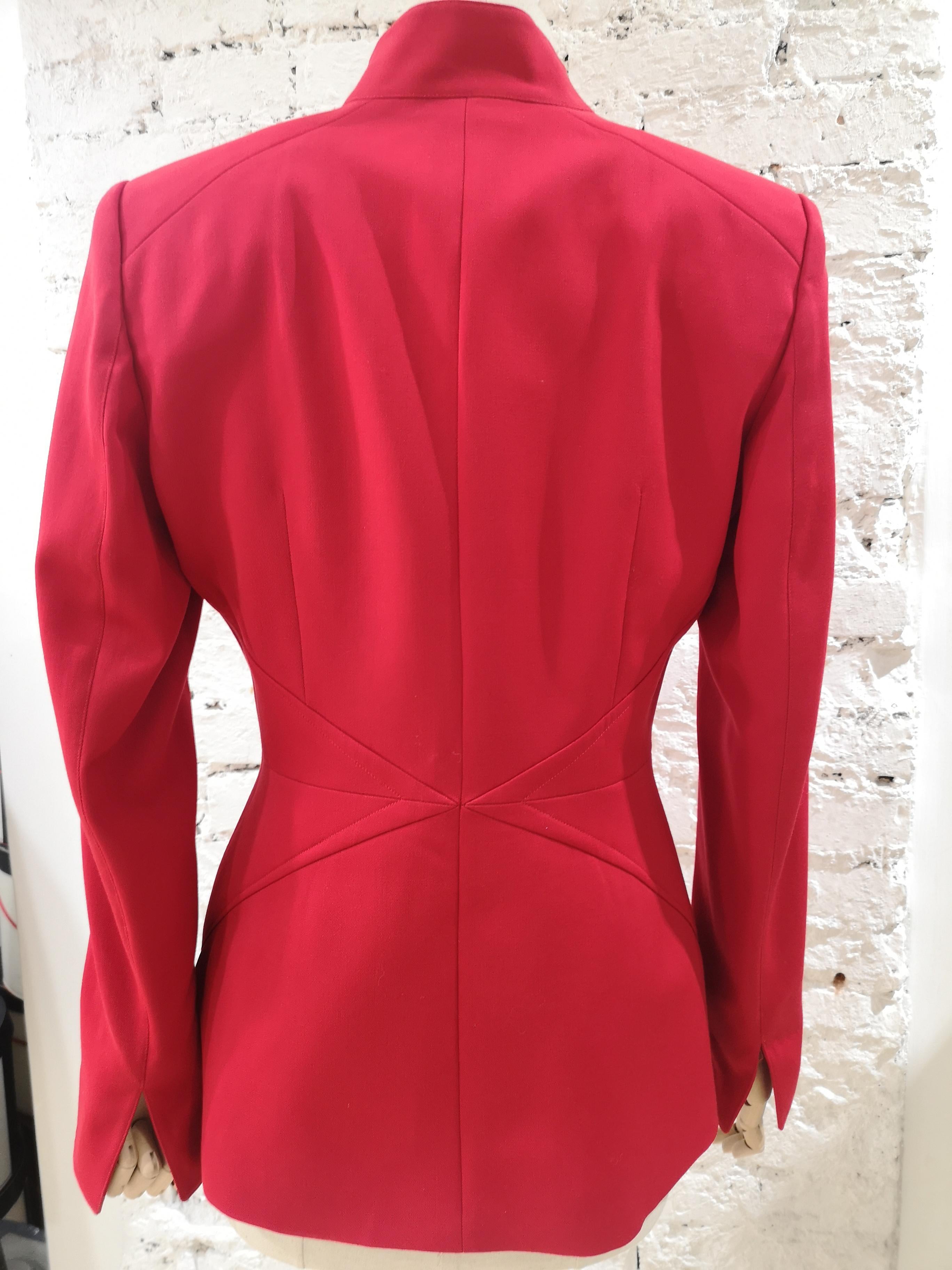 Thierry Mugler Red Jacket For Sale 2