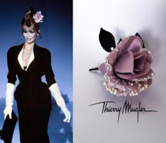 Thierry Mugler Runway Rose Brooch One of a Kind