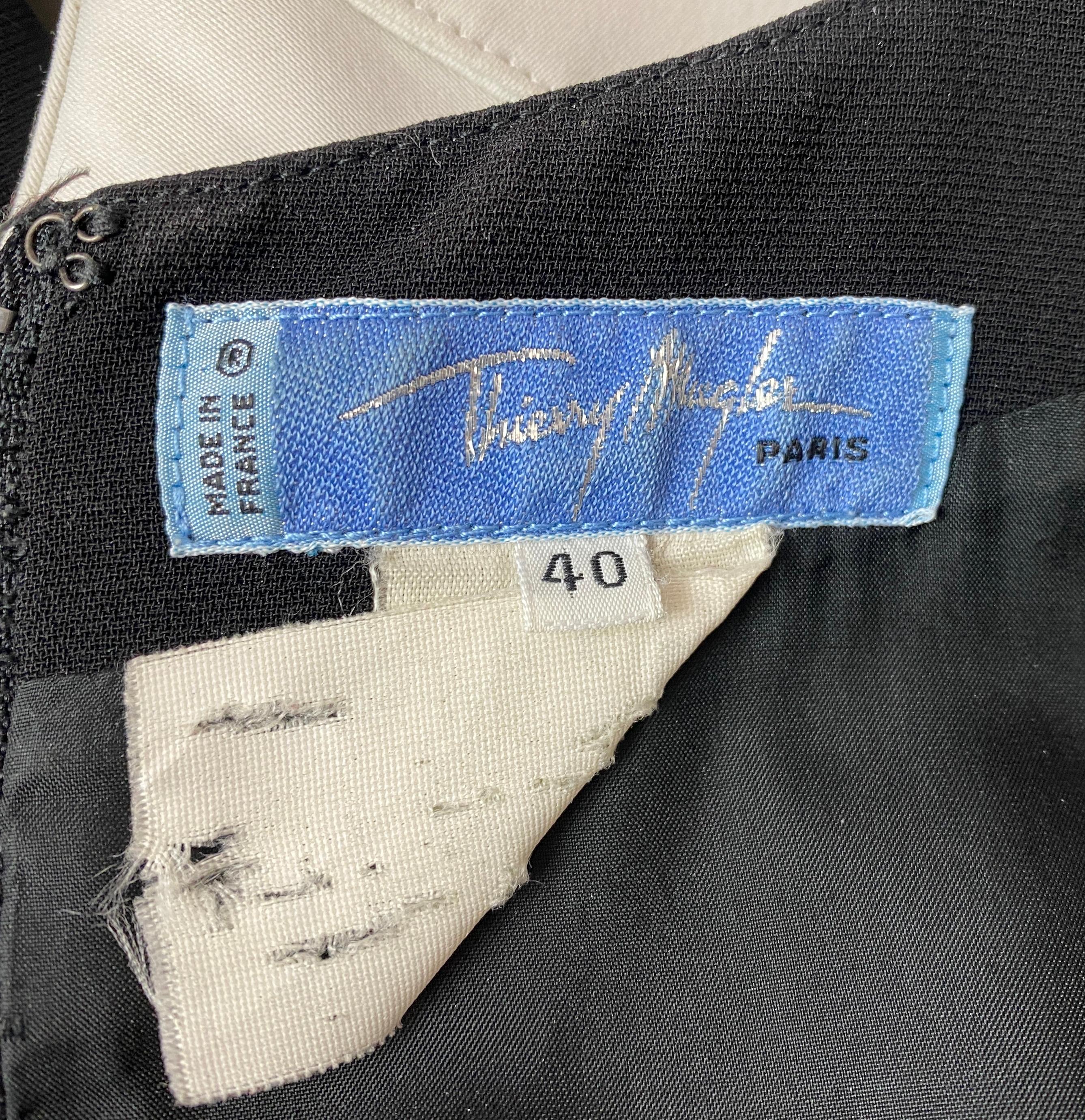 Thierry Mugler S/S 1996 Rare Vintage Sculptural Hourglass Dress FR40 For Sale 5