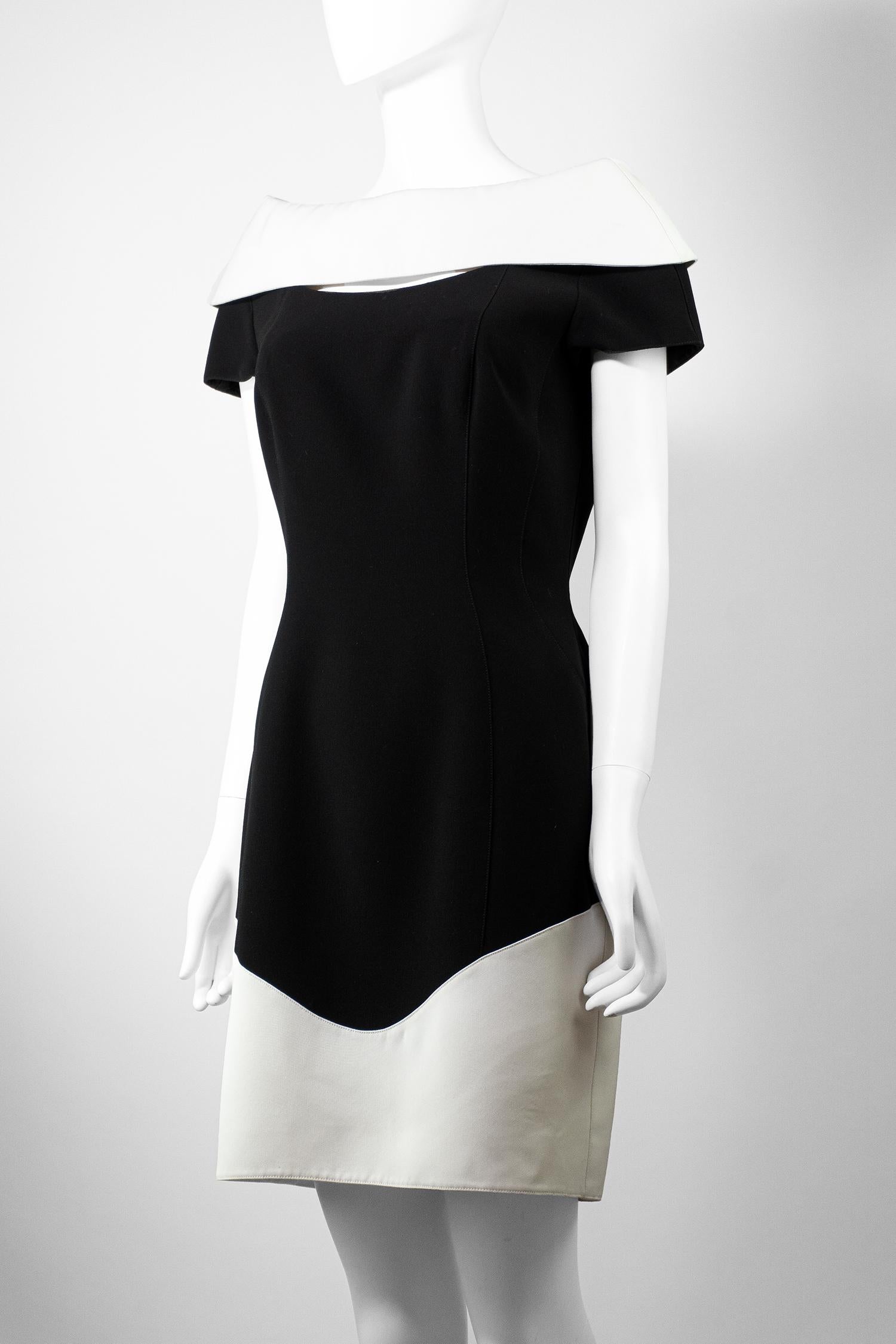 Women's Thierry Mugler S/S 1996 Rare Vintage Sculptural Hourglass Dress FR40 For Sale