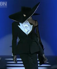 Thierry Mugler S/S 1997 “Les Insectes” Suit Rhinestone Fly Embellishment FR42