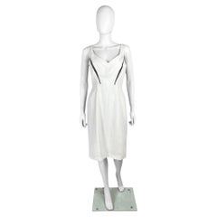Thierry Mugler S/S 1999 White Cut-Out Cocktail Dress