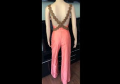 Thierry Mugler S/S 2001 Couture Runway Open Back Jumpsuit