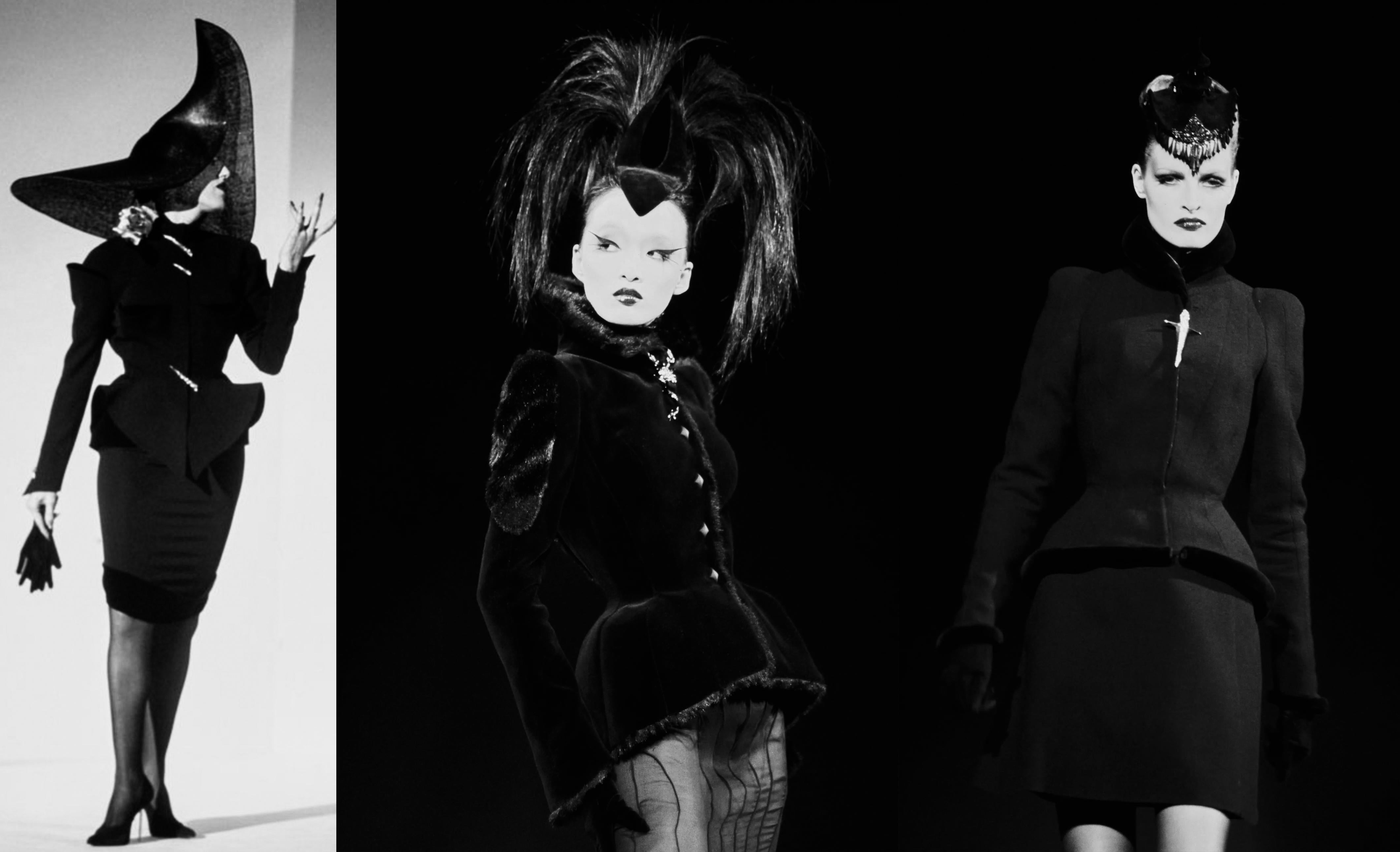 Ensemble sculptural Thierry Mugler Détails en métal pointu Excellent état - En vente à Berlin, BE