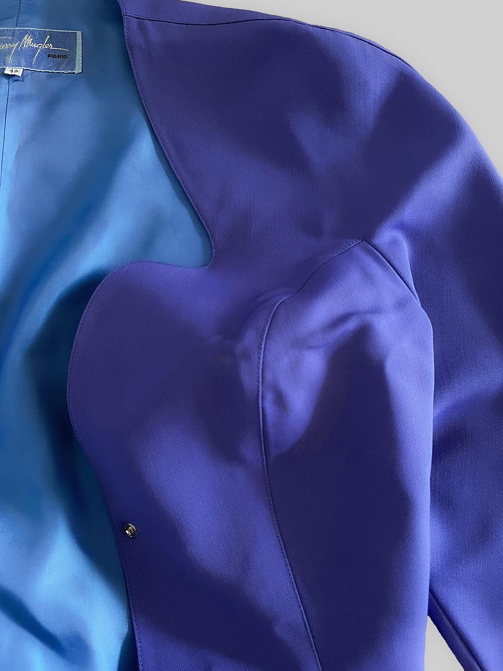 Thierry Mugler Sculptural FW 1997 Gonna a smerlo Set giacca e gonna in vendita 9