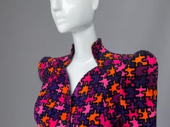 Thierry Mugler Sculptural Rare Velvet Jacket