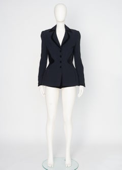 Thierry Mugler Sculptural Tailored Hourglass Blazer Jacket, circa 1995