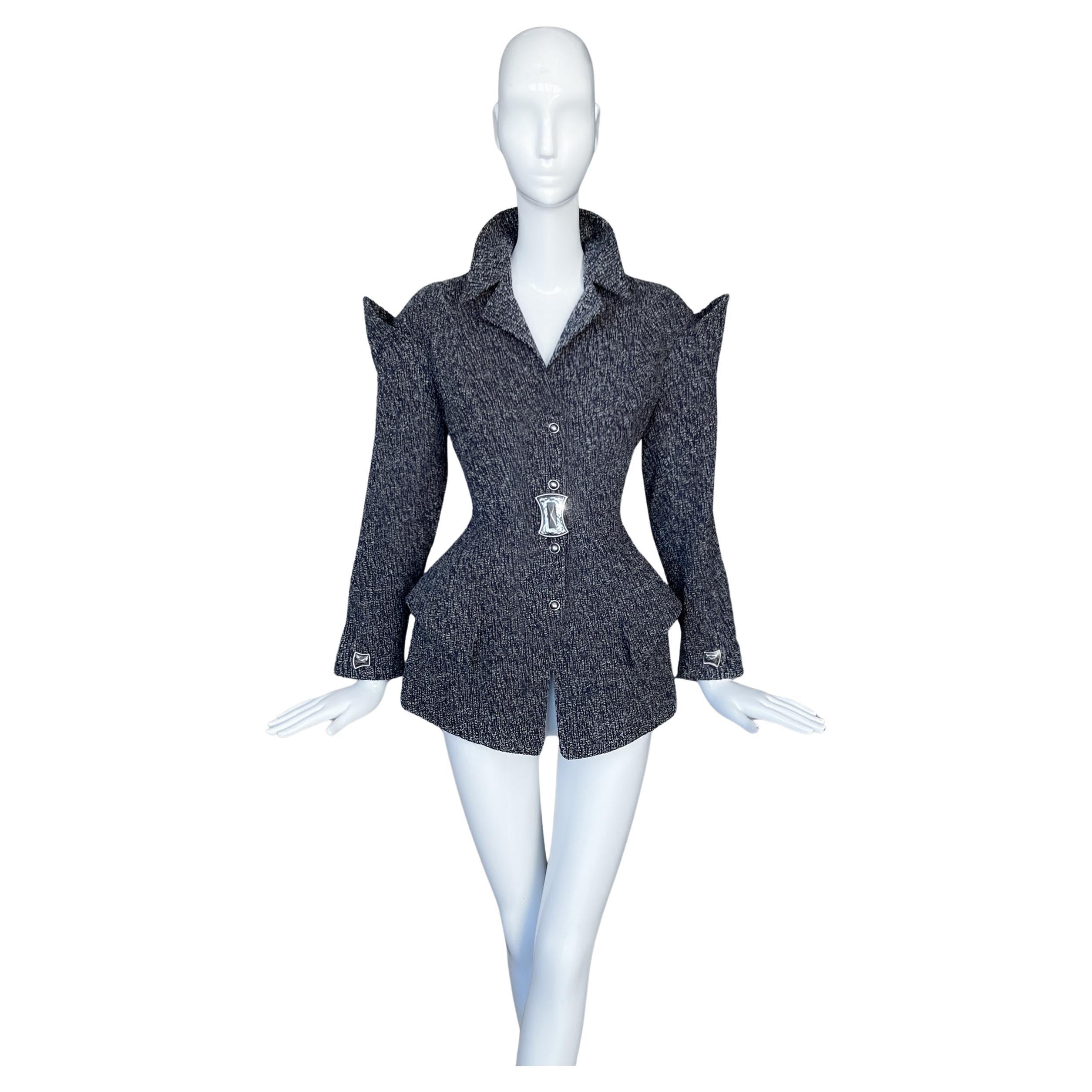 Thierry Mugler Scuptural Jacket Architecture Collection For Sale