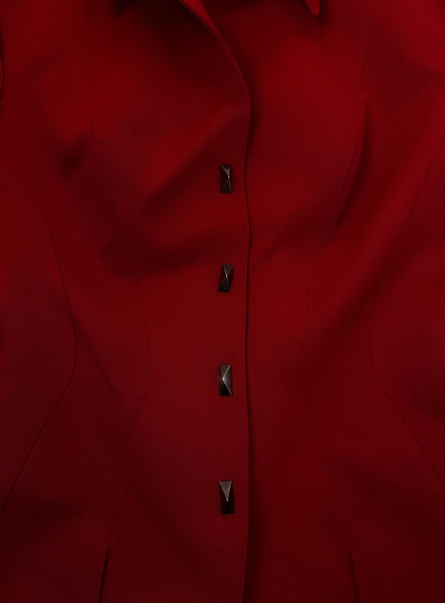 Veste sculpturale Thierry Mugler collection Architecture 1995 en vente 2
