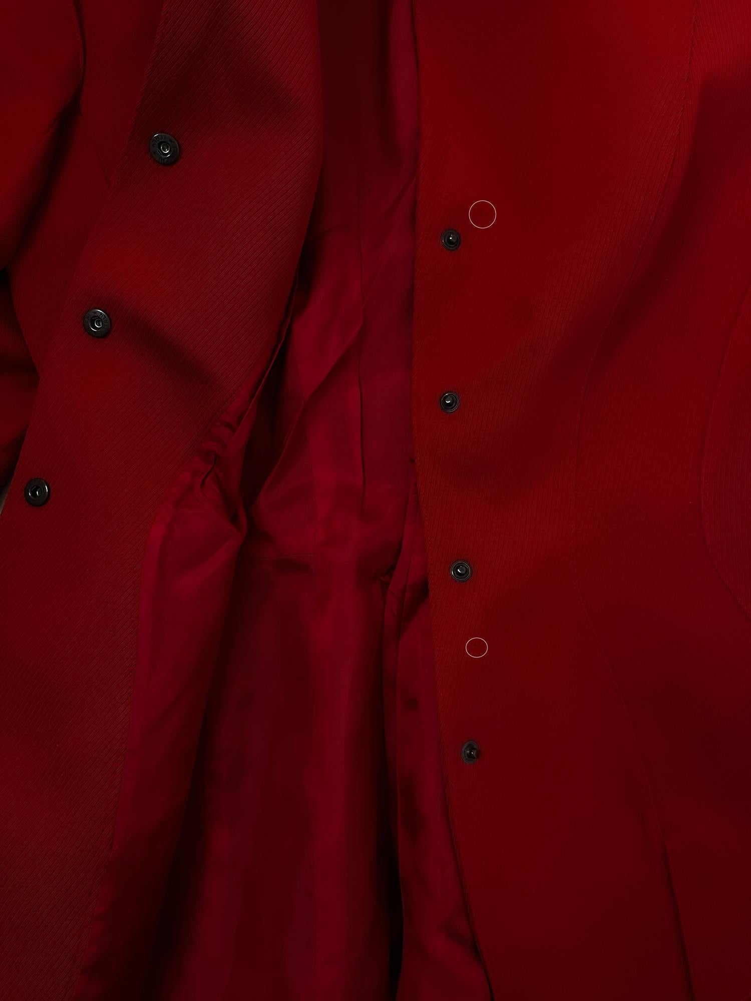 Veste sculpturale Thierry Mugler collection Architecture 1995 en vente 3