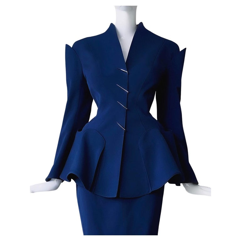Thierry Mugler Scuptural Suit FW 1995 Architecture Collection 