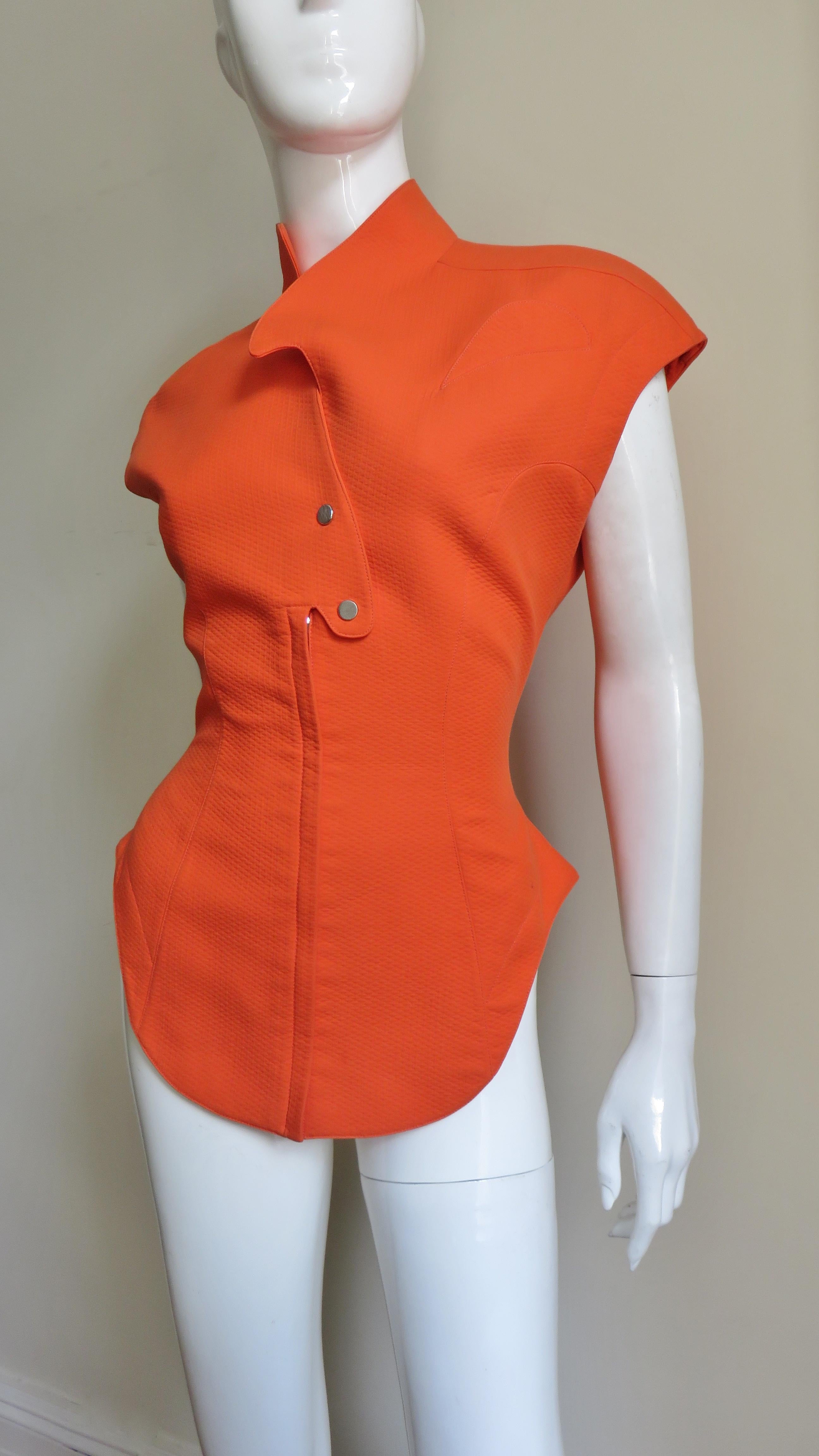 Thierry Mugler Jacket Top In Good Condition In Water Mill, NY