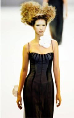 Thierry Mugler Spring Summer 1999 Runway Sheer Chiffon Gown
