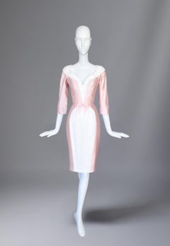 Thierry Mugler SS 1995 Skulpturales Seidenkleid