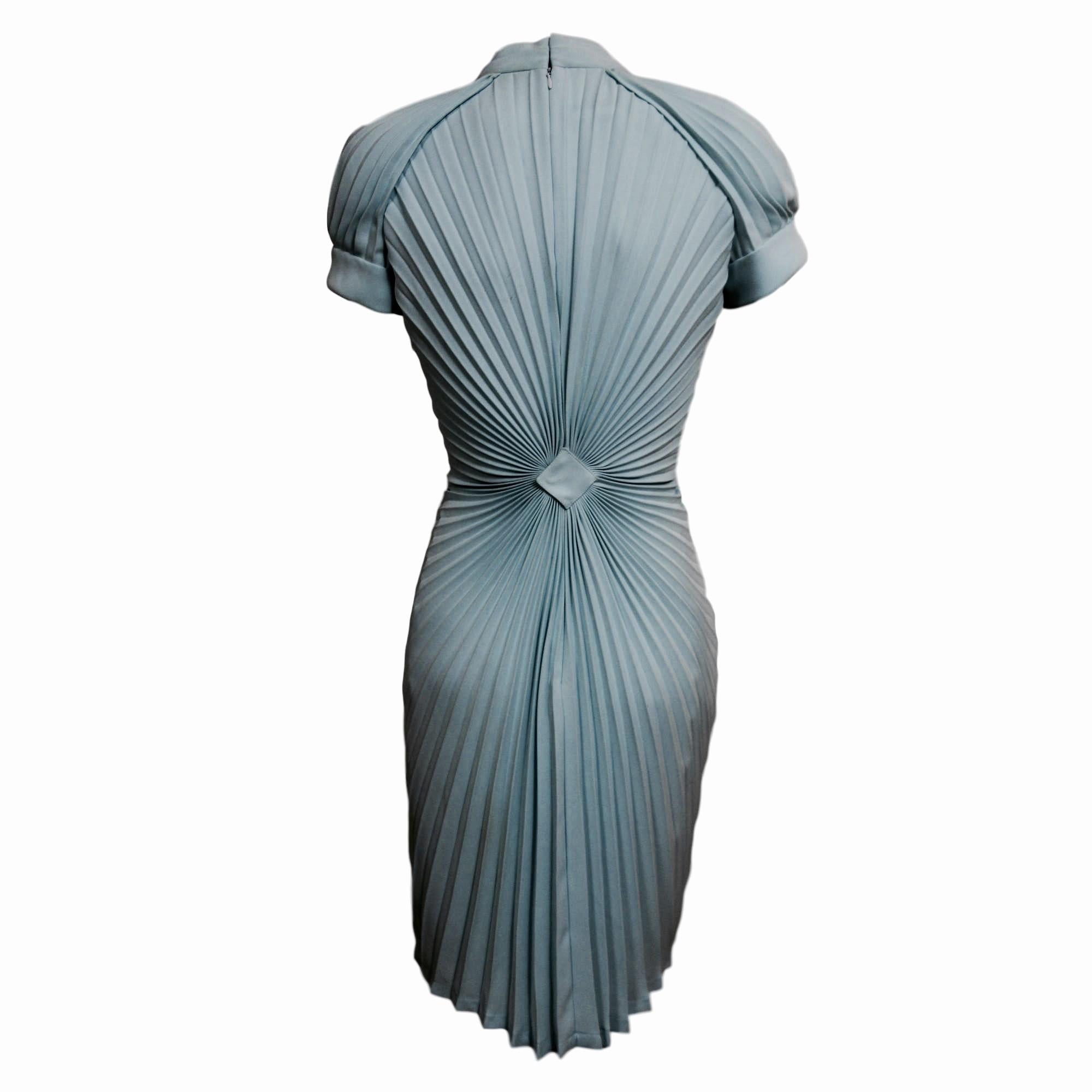 Men's Thierry Mugler Starburst Pleated Dress For Sale