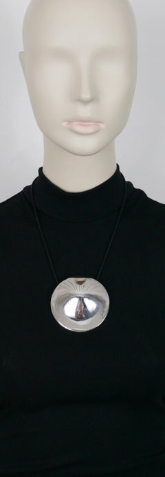 Thierry Mugler Sterling Silver Pendant Necklace