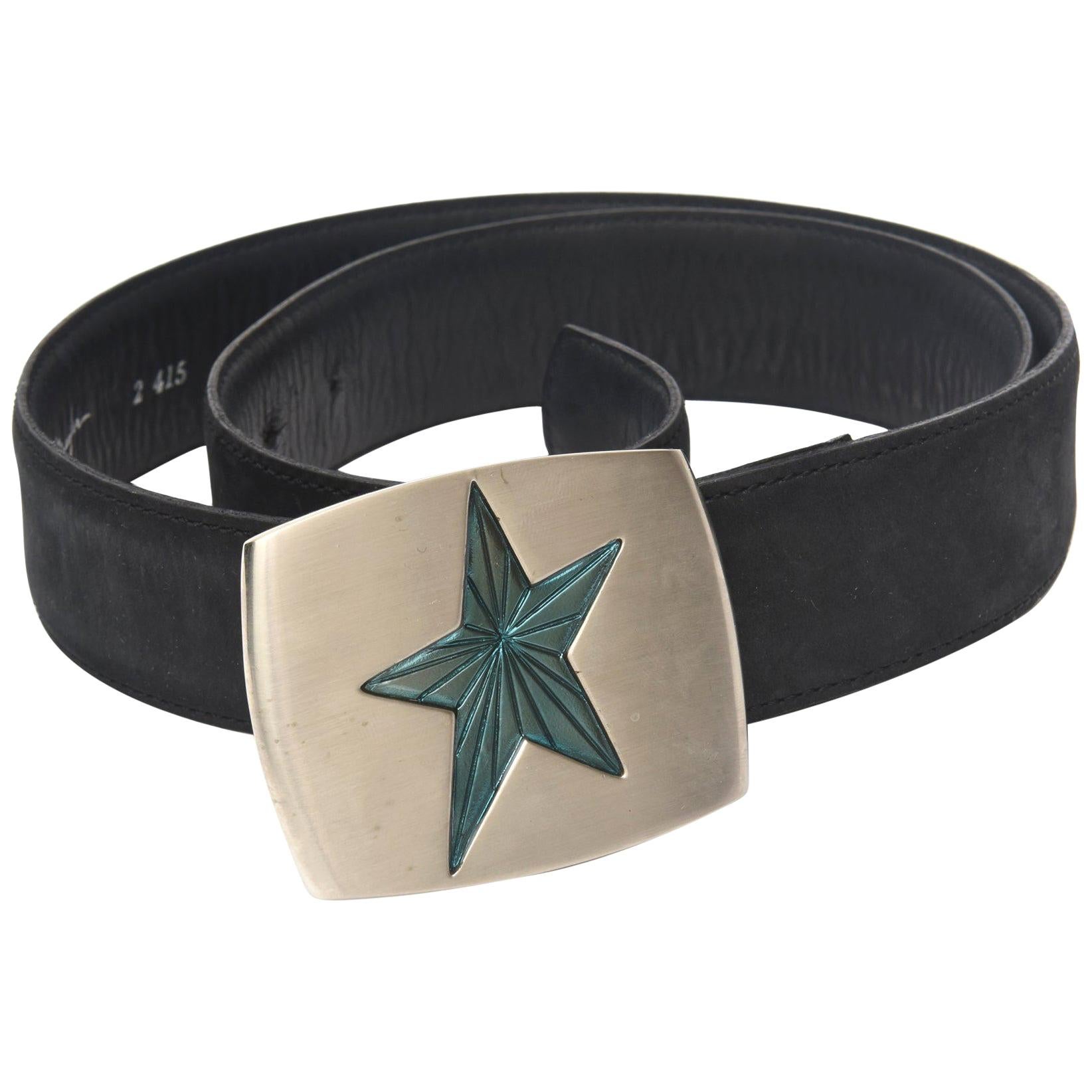 Thierry Mugler Suede Belt Vintage
