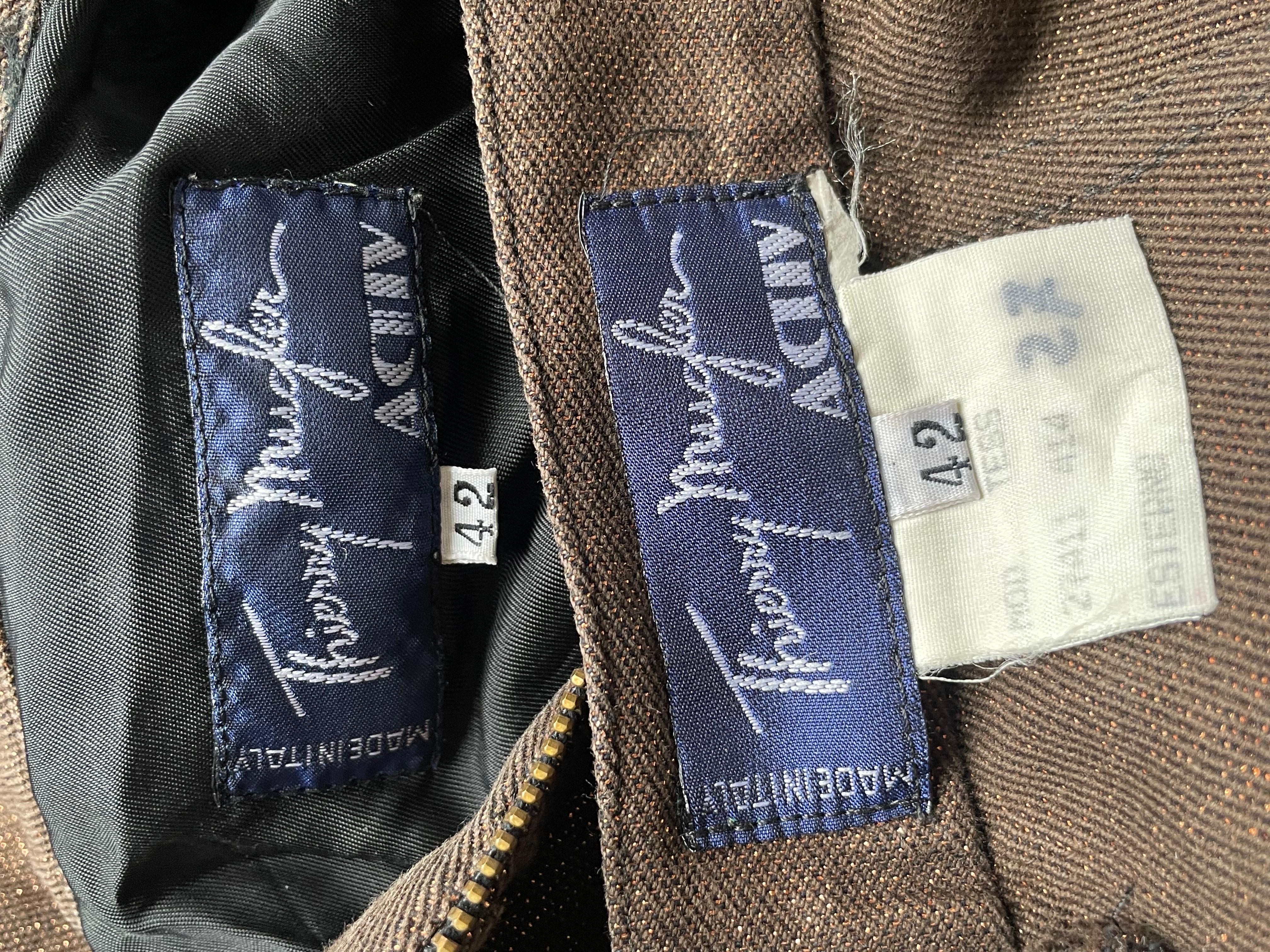 Thierry Mugler suit Jacket and skirt vintage en vente 1