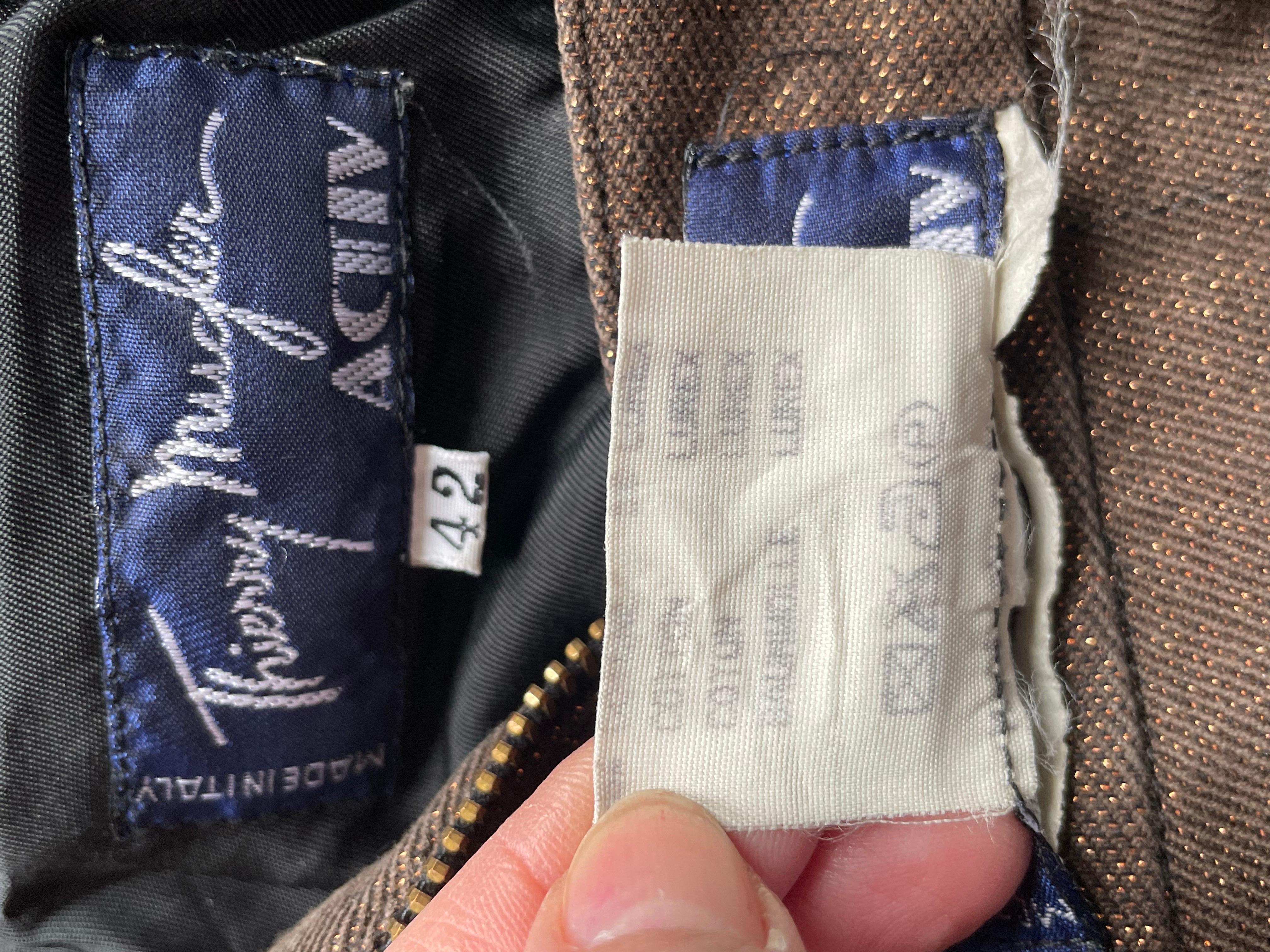 Thierry Mugler suit Jacket and skirt vintage en vente 3