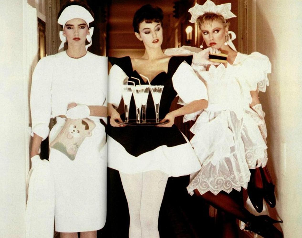 Thierry Mugler Top grembiule bianco super raro SS 1982 in vendita 4