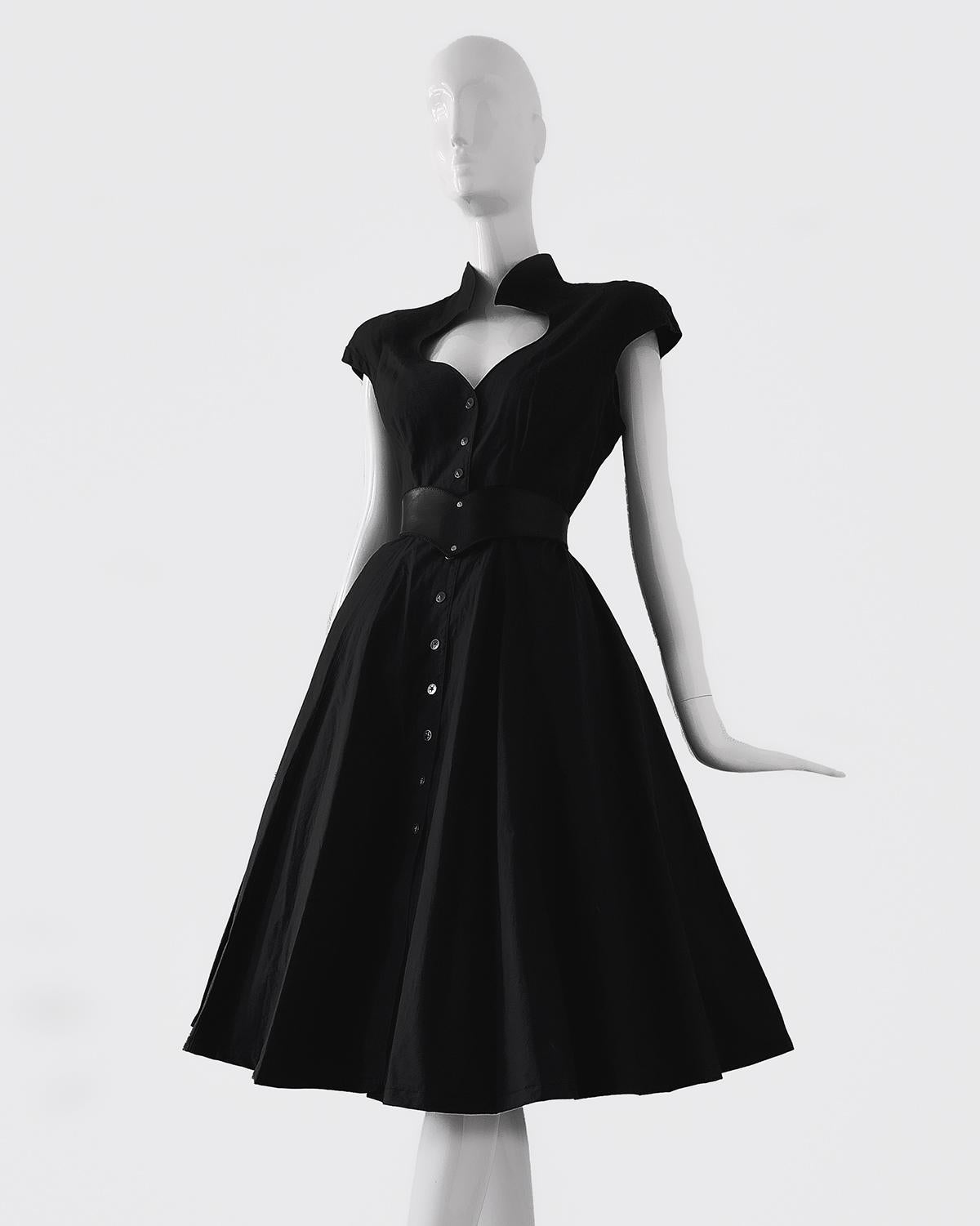 Abito con scollo a cuore di Thierry Mugler In condizioni ottime in vendita a Berlin, BE