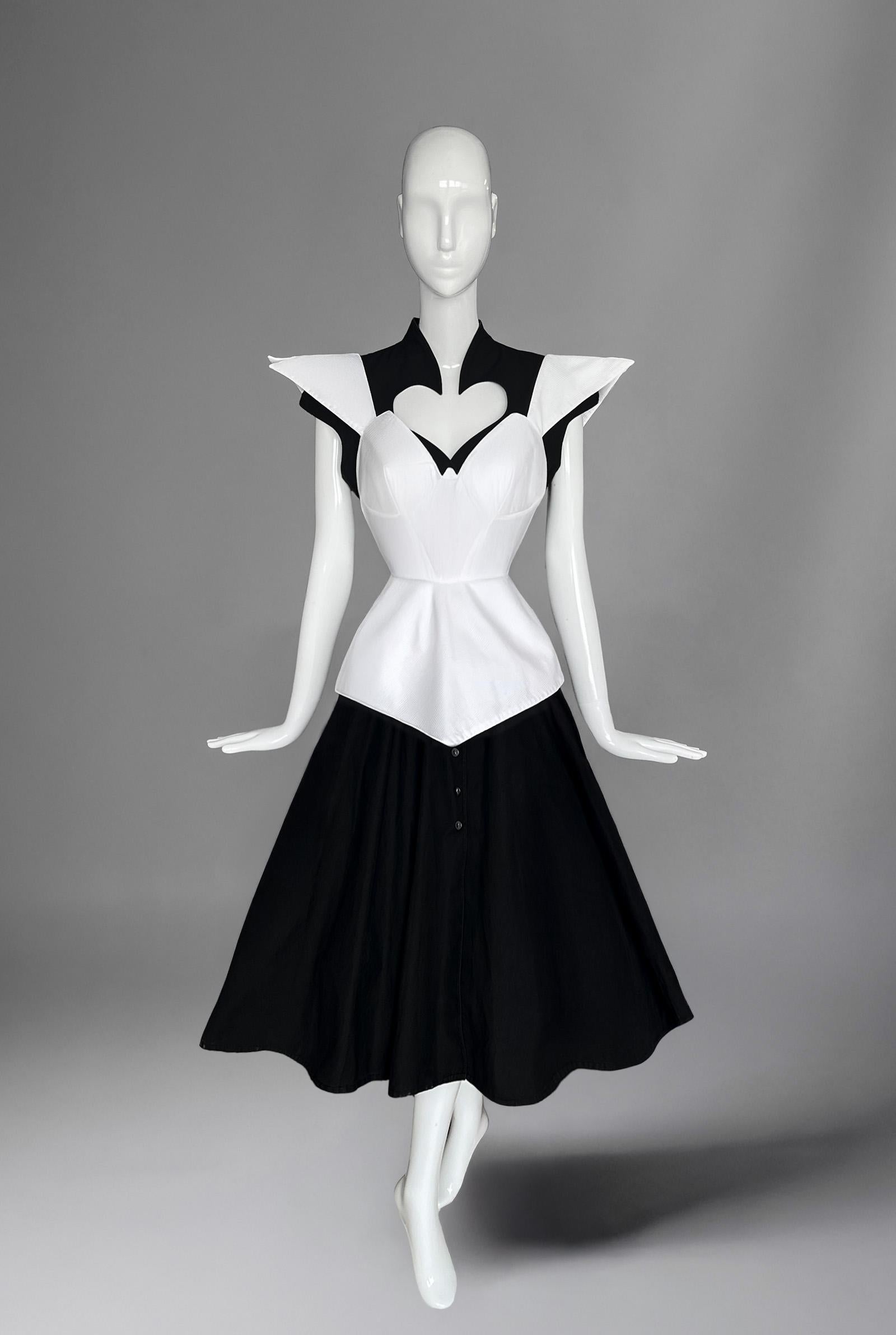 Abito con scollo a cuore di Thierry Mugler in vendita 1