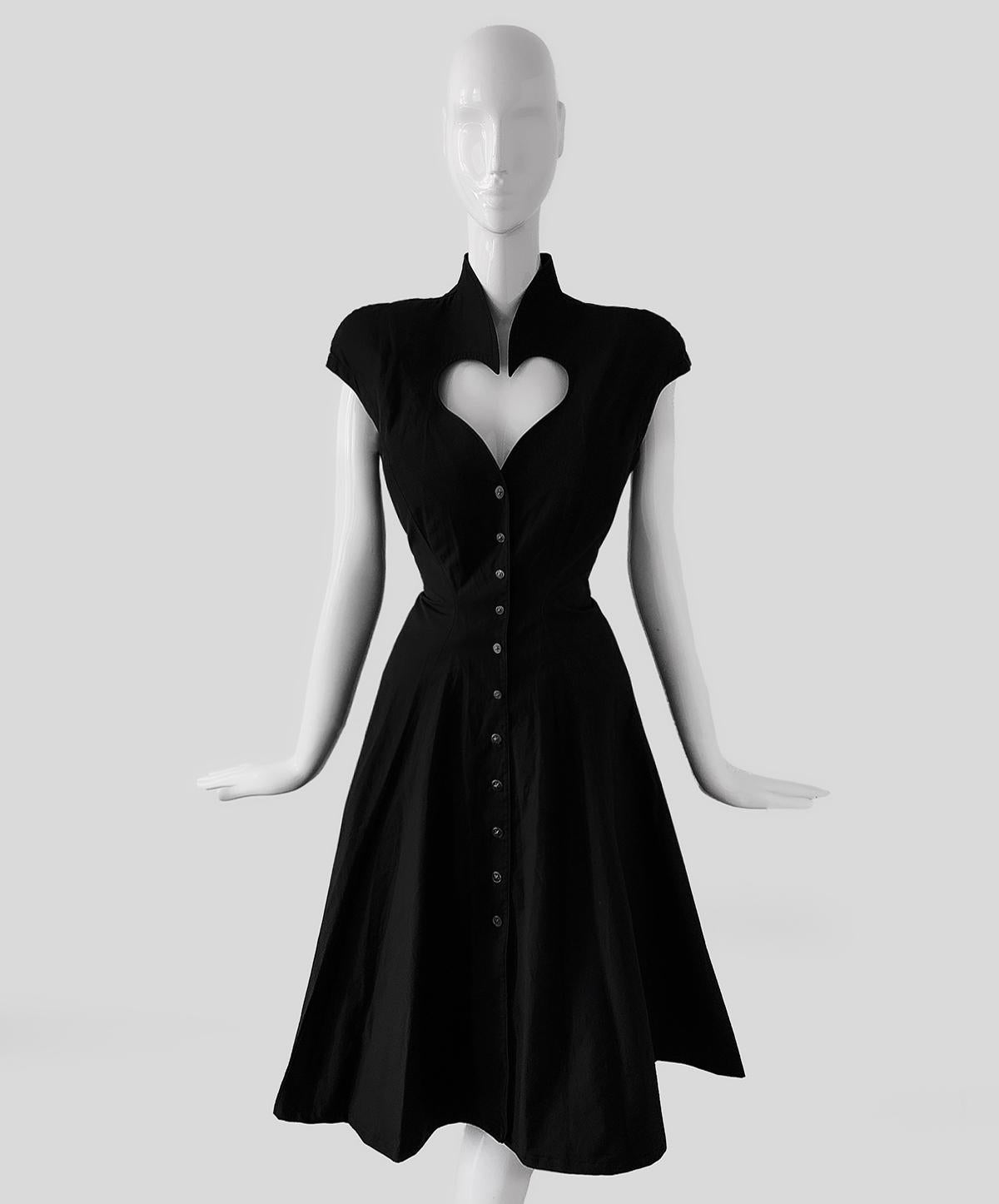 Abito con scollo a cuore di Thierry Mugler in vendita 2