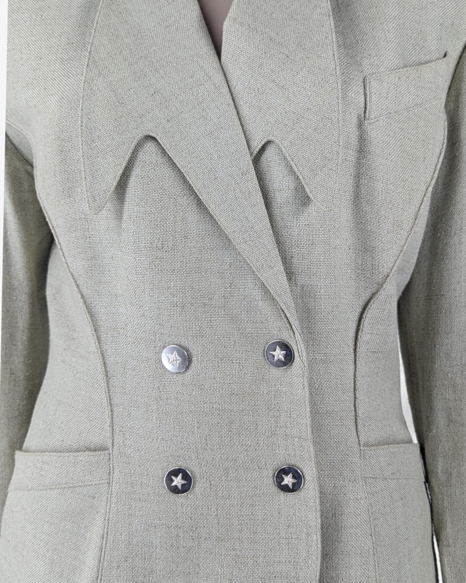Thierry Mugler Tailor Set Blazer & Rock im Angebot 7