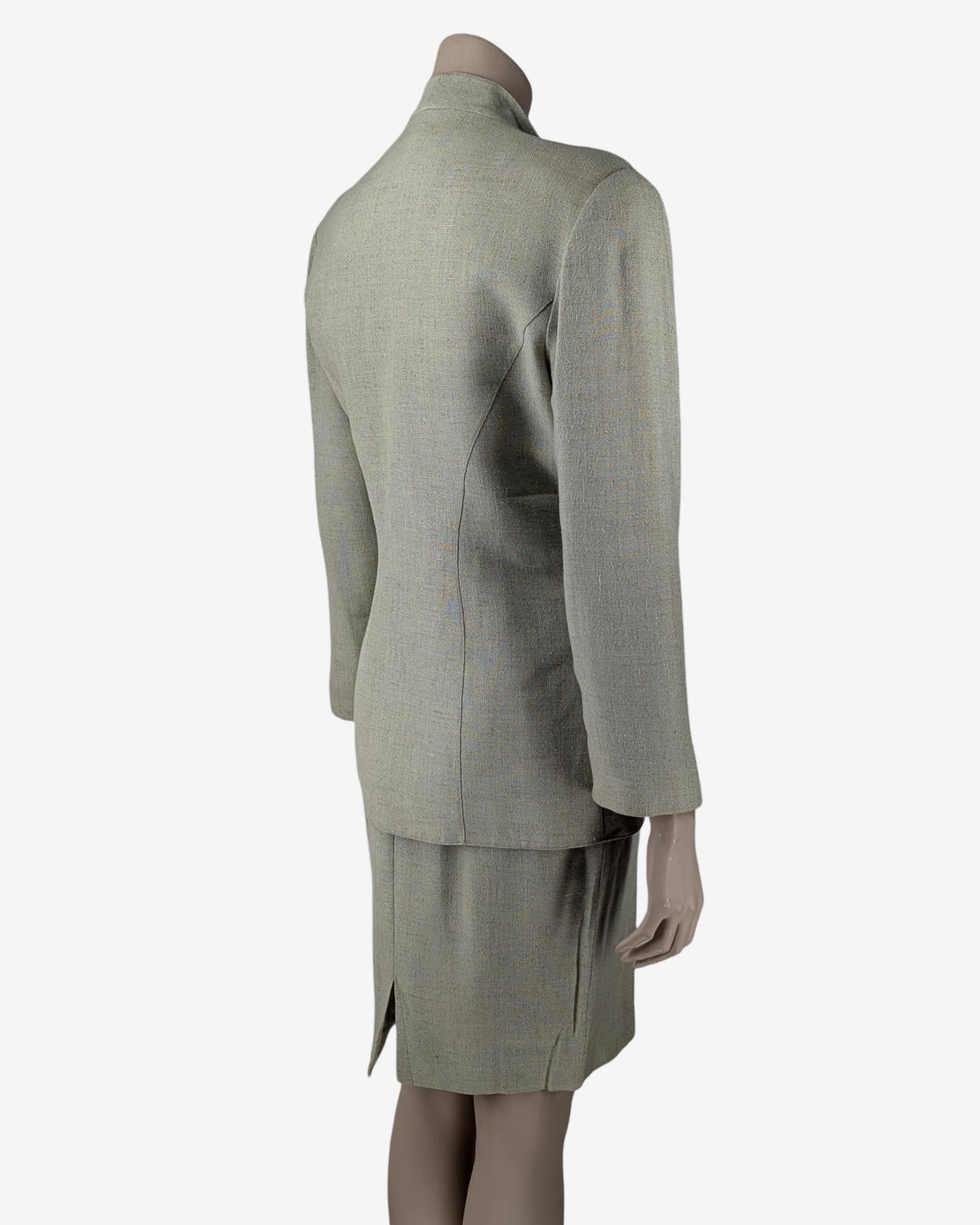 Thierry Mugler Tailor Set Blazer & Rock im Angebot 1