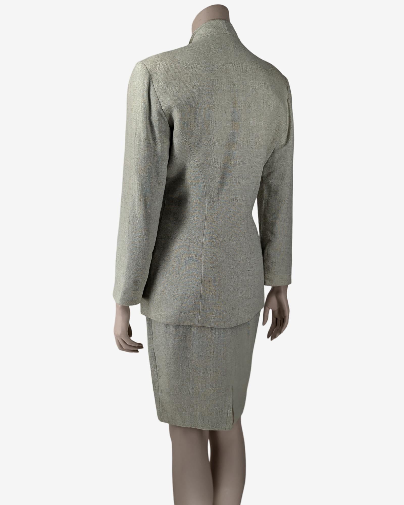 Thierry Mugler Tailor Set Blazer & Rock im Angebot 3