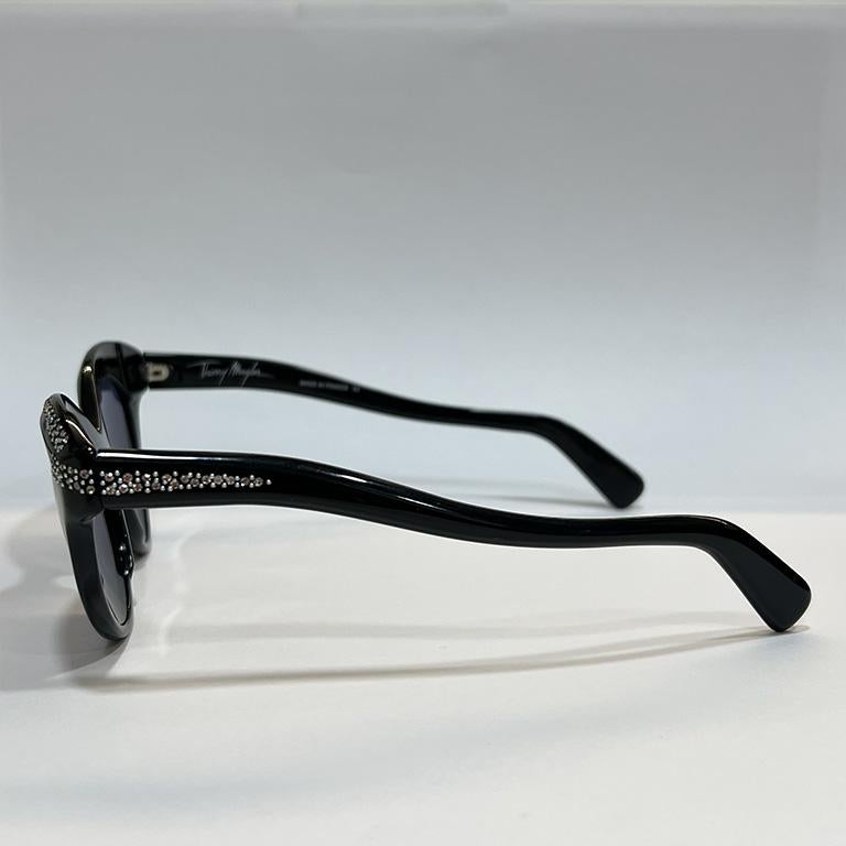 Nero Thierry Mugler - TM 423 - lunette vintage degli anni '90 in vendita