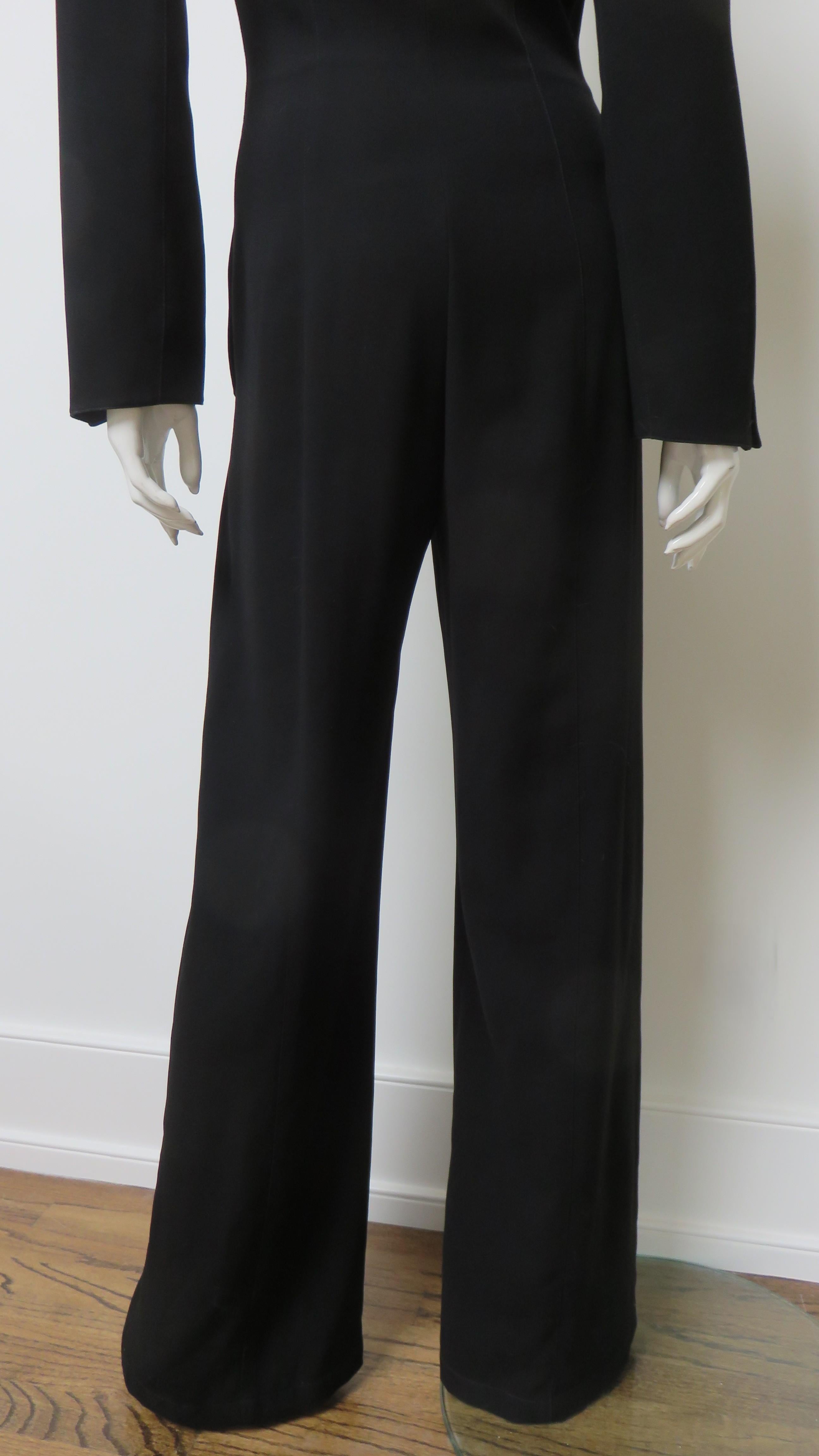 Mono de esmoquin Thierry Mugler Años 80 en venta 6