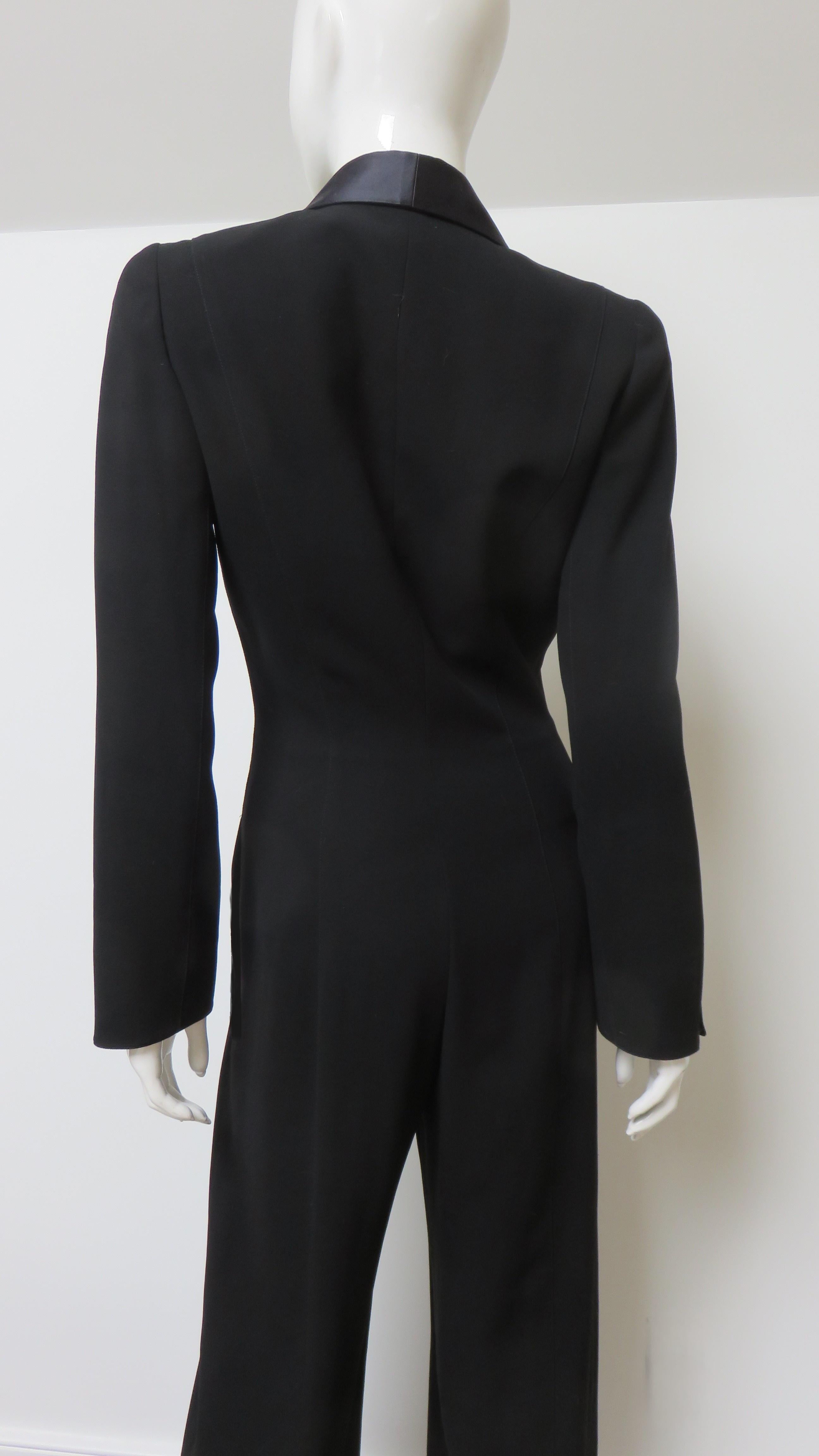 Mono de esmoquin Thierry Mugler Años 80 en venta 4