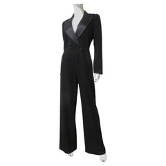 Thierry Mugler Tuxedo Jumpsuit 1980s