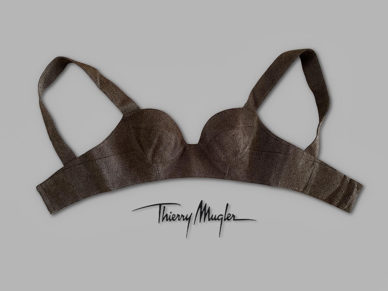 Top corpiño de tweed Thierry Mugler en Excelente estado para la venta en Berlin, BE