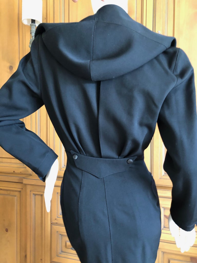 green emerald velvet dress 1999 Thierry Mugler Black & Ivory Strapless Bustier High-Slit Gown main image 0