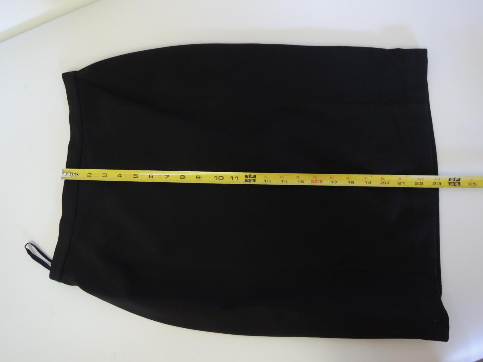 Thierry Mugler Vintage Black Embellished Skirt Suit For Sale 15