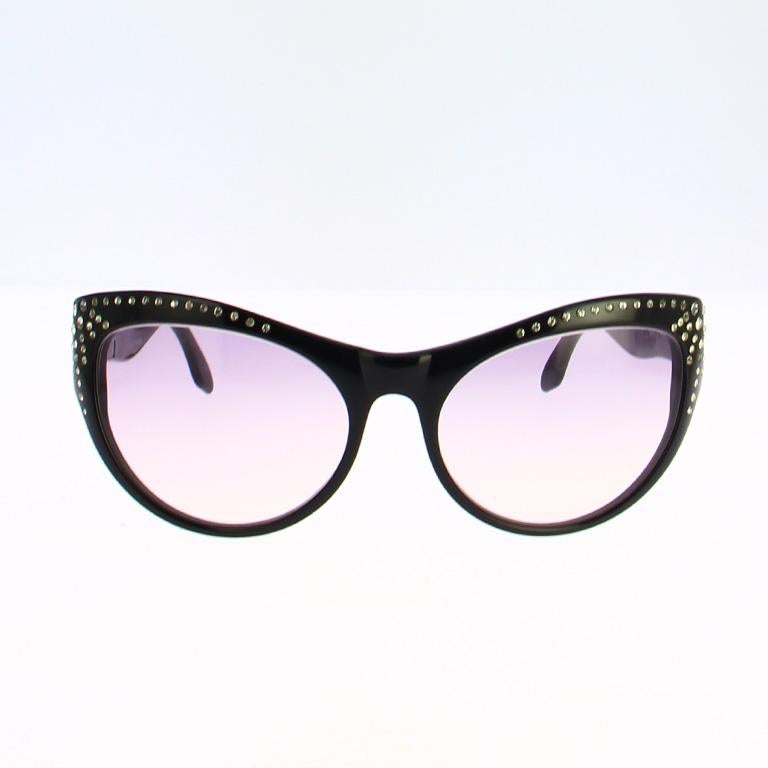 Thierry Mugler - Occhiali neri vintage In condizioni ottime in vendita a Paris, FR