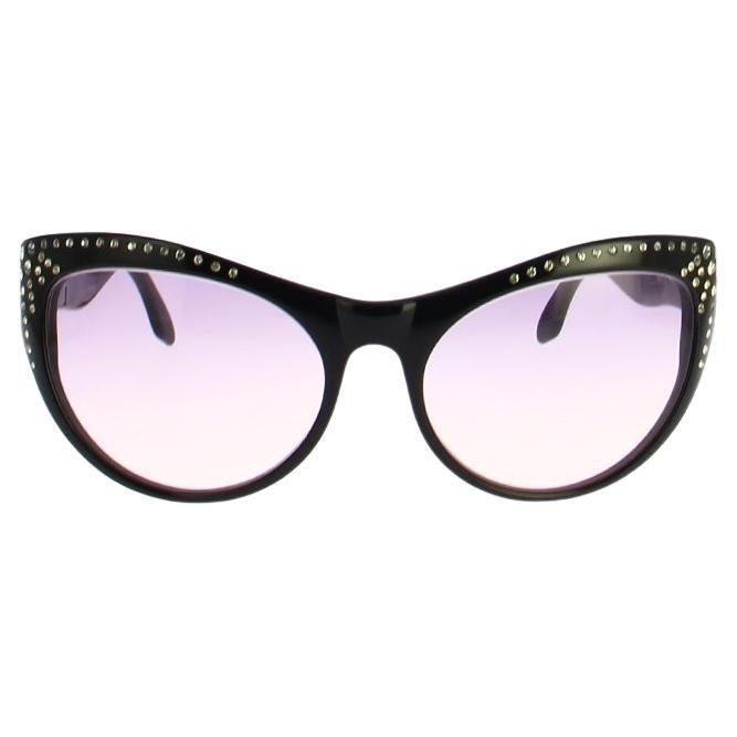 Thierry Mugler - Occhiali neri vintage in vendita
