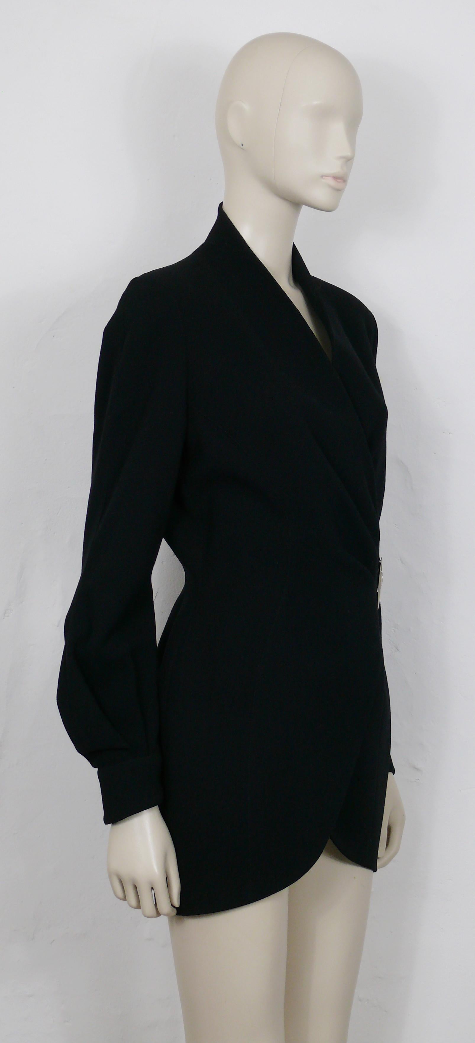 mugler blazer dress