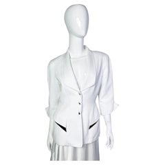 Thierry Mugler vintage cotton blazer, 1980s