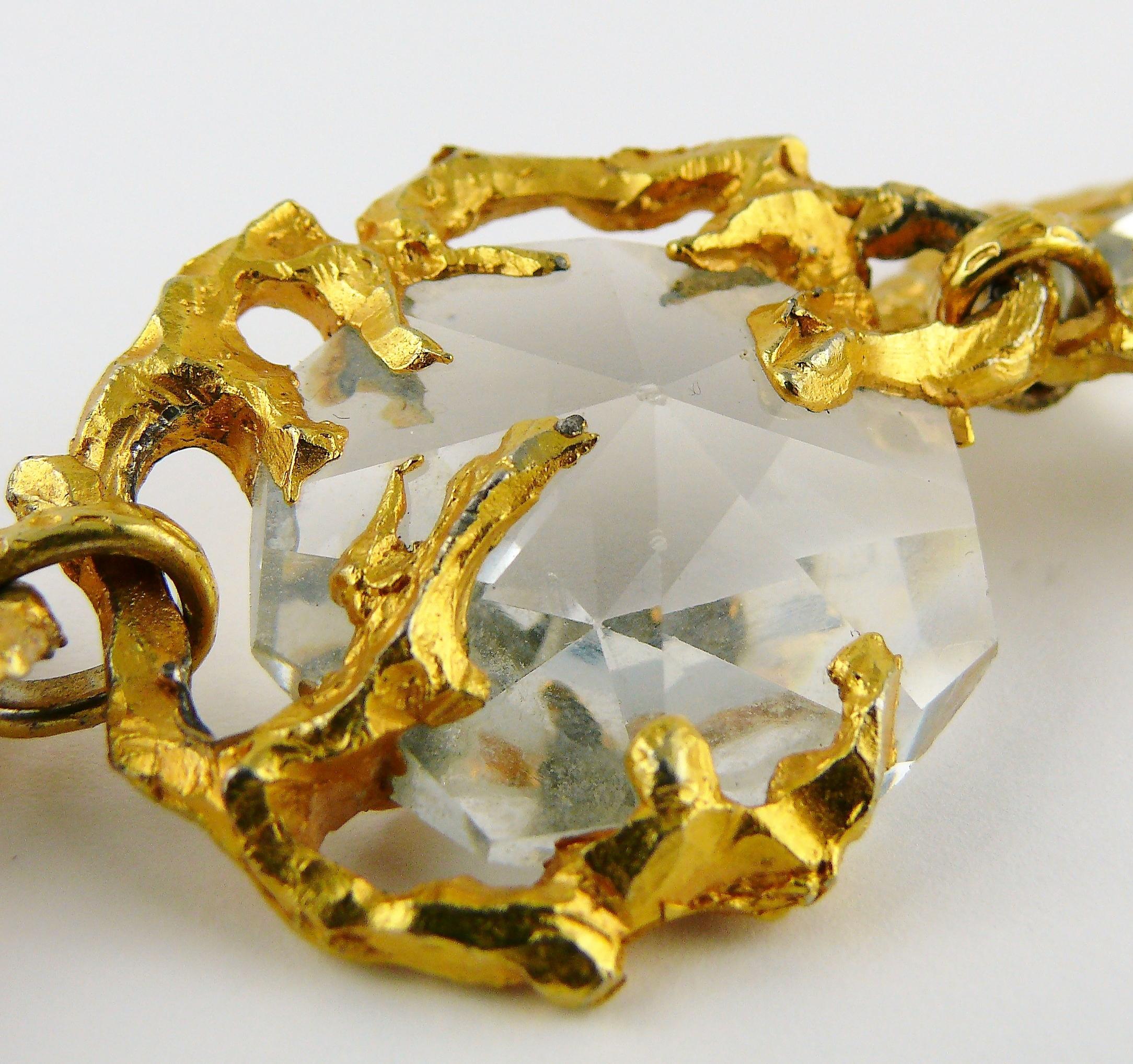 Thierry Mugler Vintage Crystal Prisms Bracelet 4