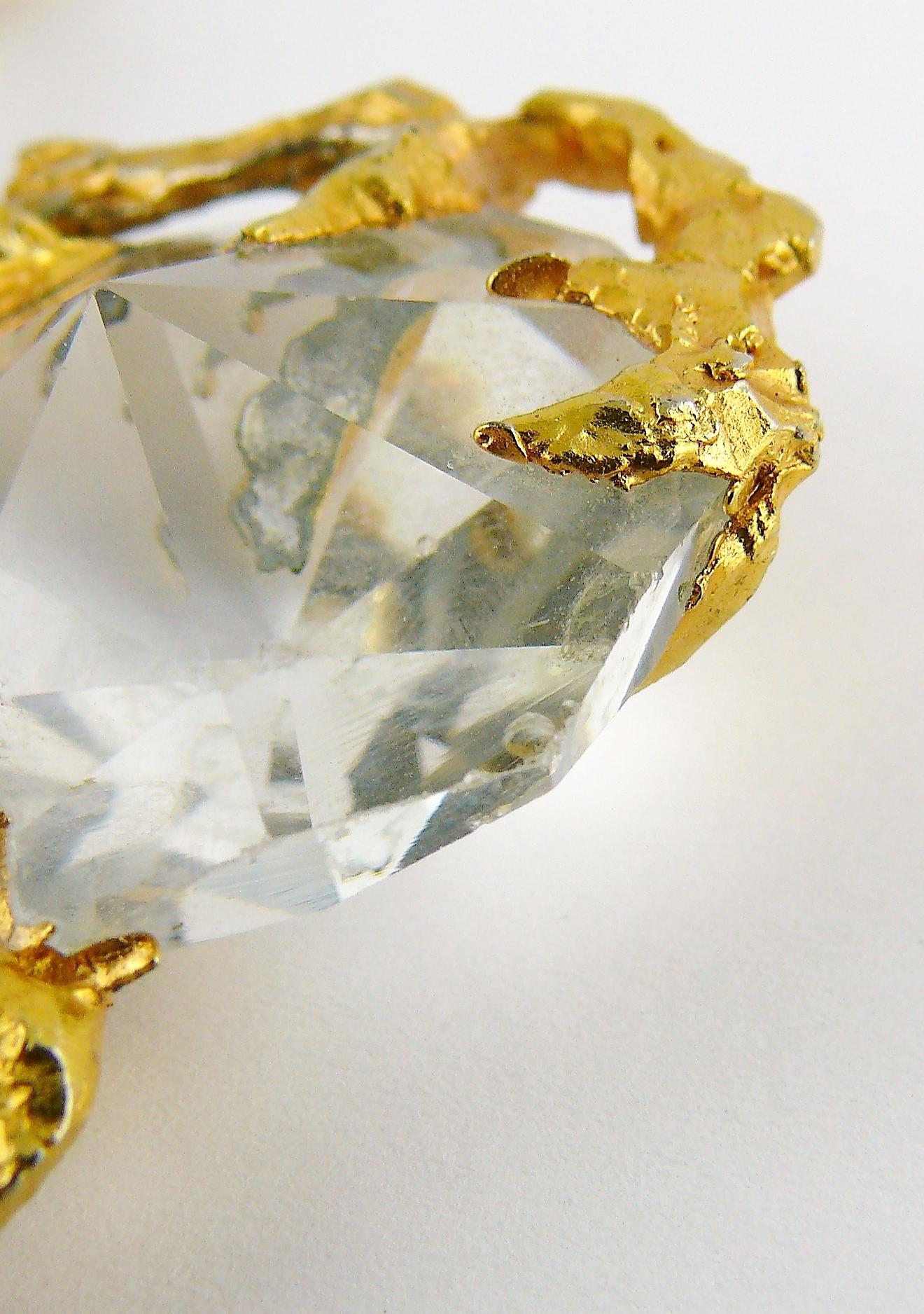 Thierry Mugler Vintage Crystal Prisms Bracelet 5