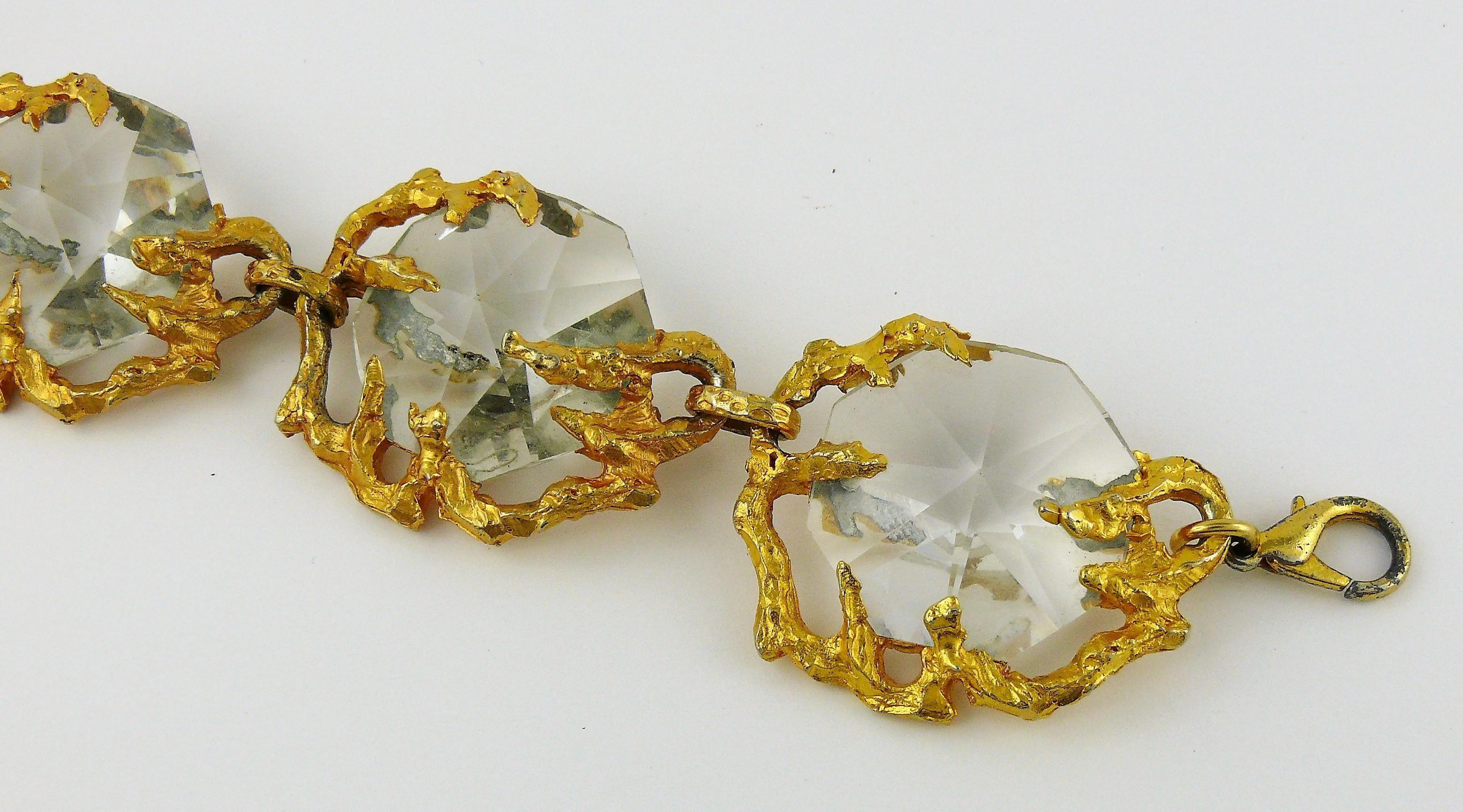 Women's Thierry Mugler Vintage Crystal Prisms Bracelet