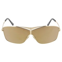Thierry Mugler, vintage gold aviator from 1990s