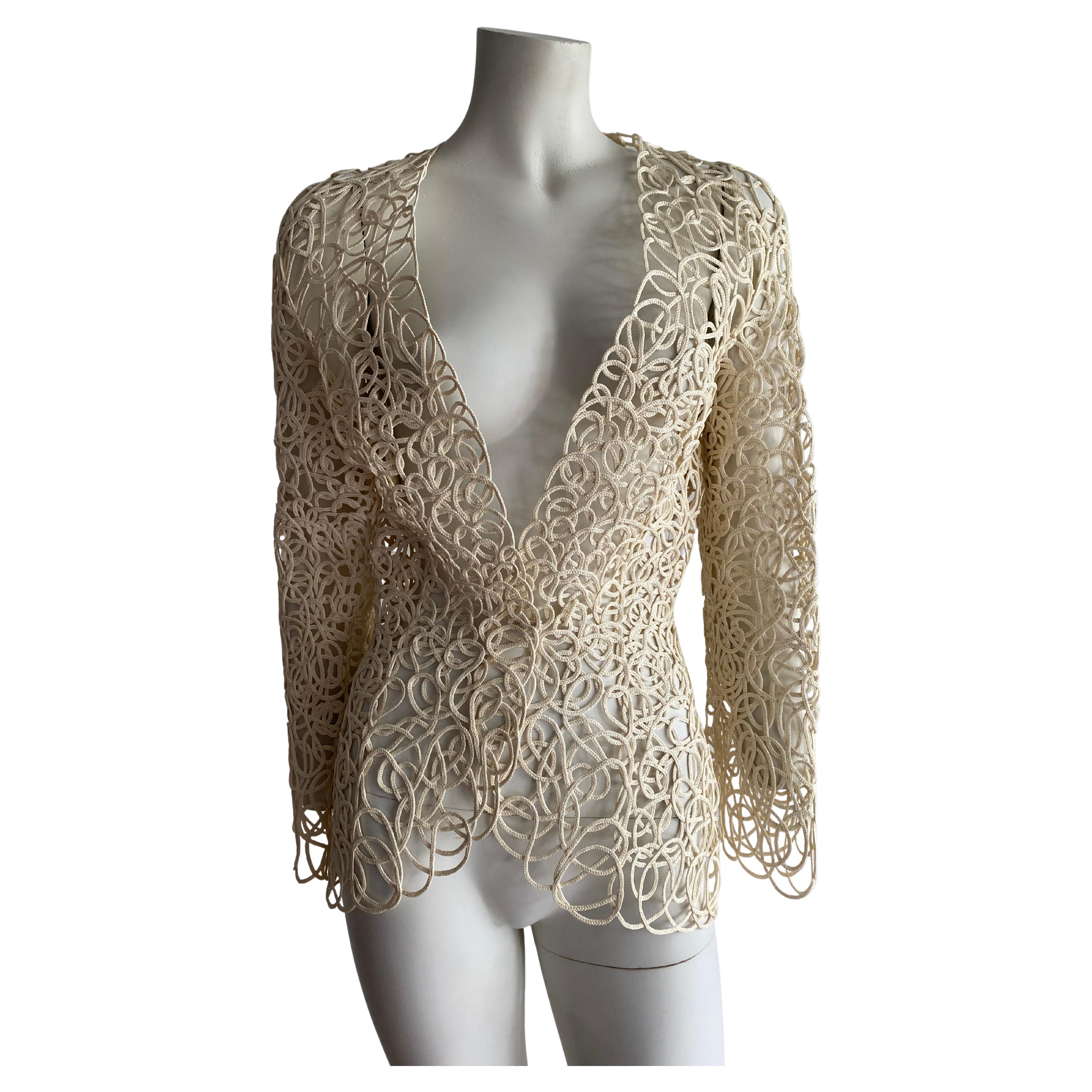 Thierry Mugler Vintage Jacket Mint Condition In Excellent Condition For Sale In New York, NY
