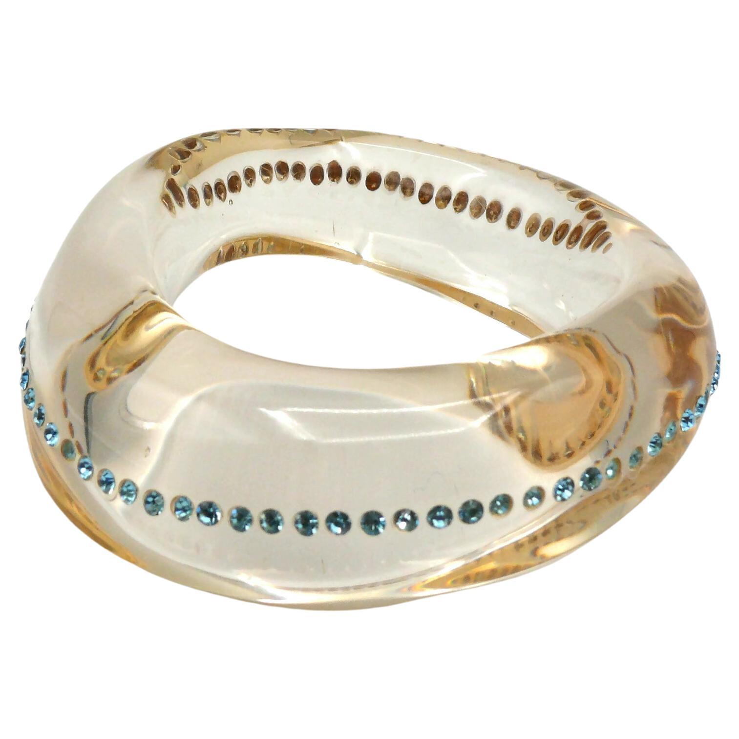 Thierry Mugler Bracciale in resina gioiello vintage