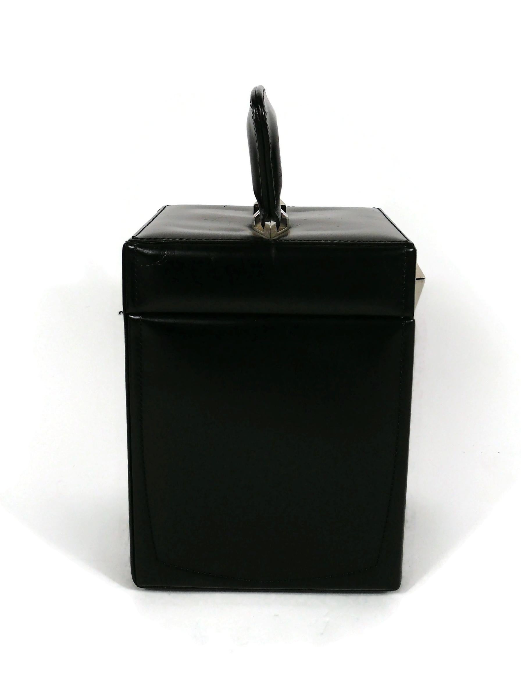 Thierry Mugler Vintage Malette Black Top Handle Bag 4