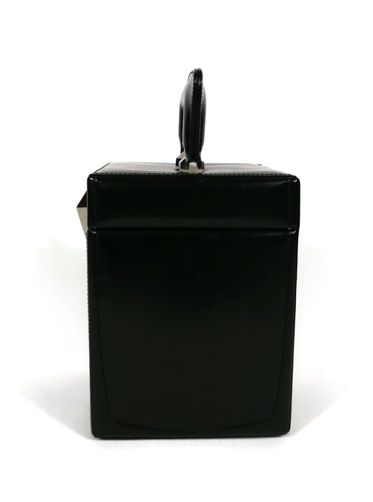 Thierry Mugler Vintage Malette Black Top Handle Bag at 1stDibs | mugler  bag, thierry mugler bag, mugler handbags