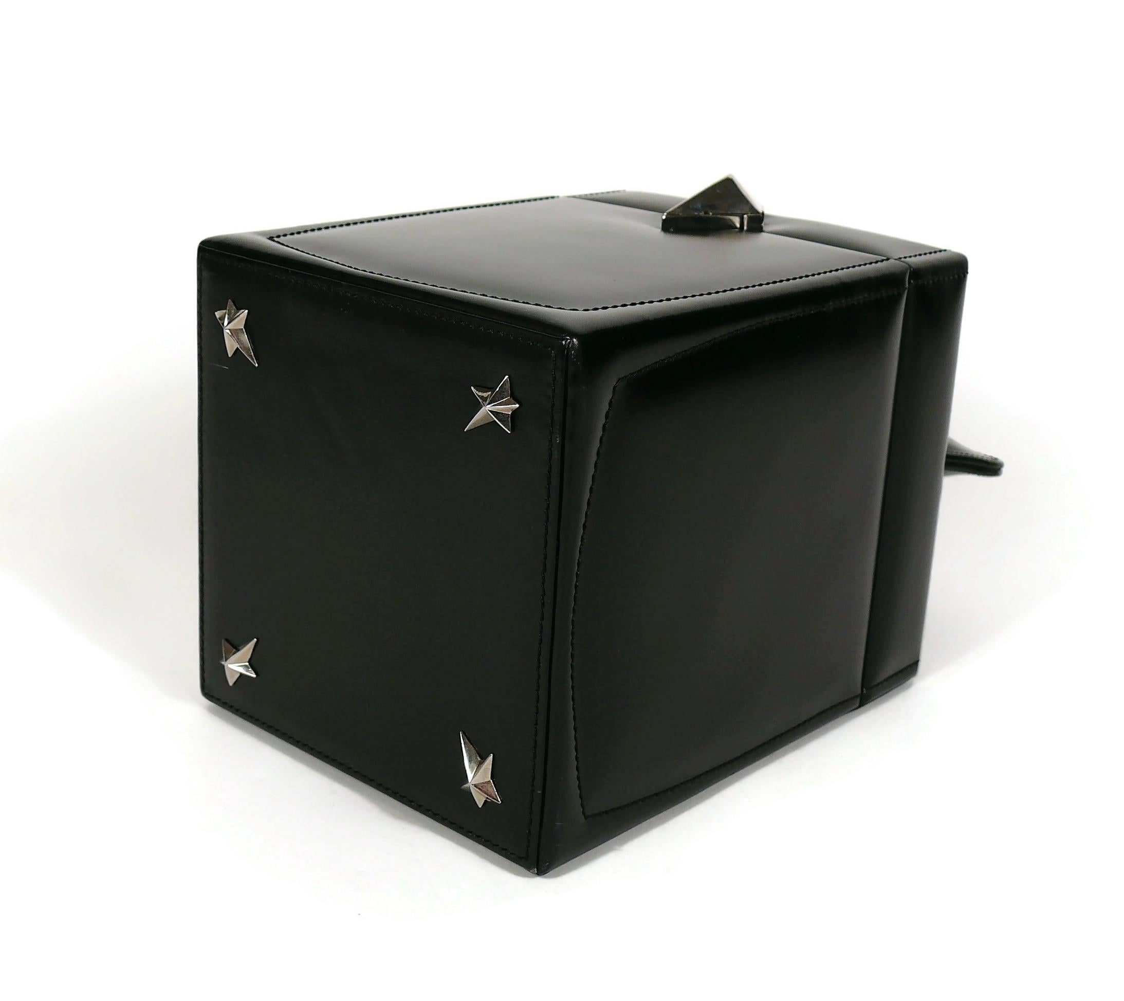 Thierry Mugler Vintage Malette Black Top Handle Bag 2